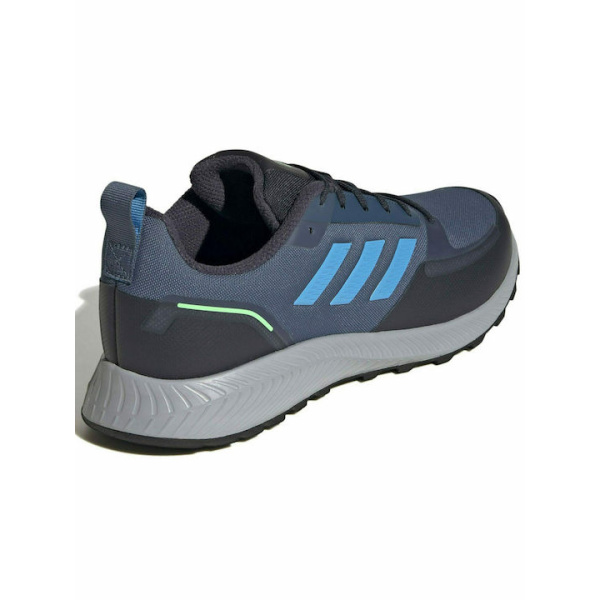 Adidas Run Falcon 2.0 TR Ανδρικά Αθλητικά Παπούτσια Trail Running Wonder Steel / Pulse Blue / Beam Green